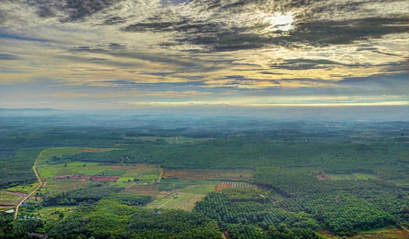 Tiger Cave Temple hilltop view