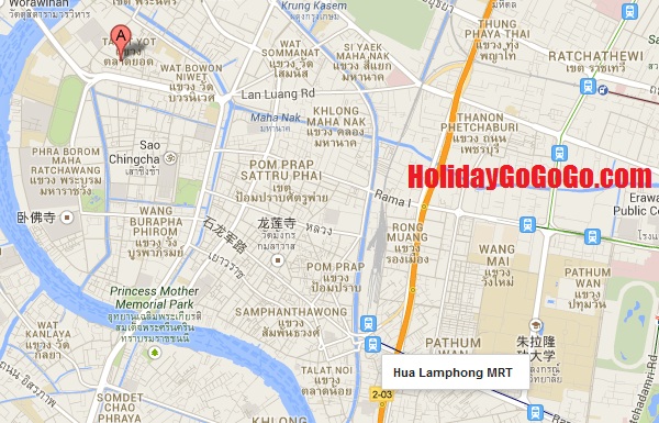 Khao San Road Map