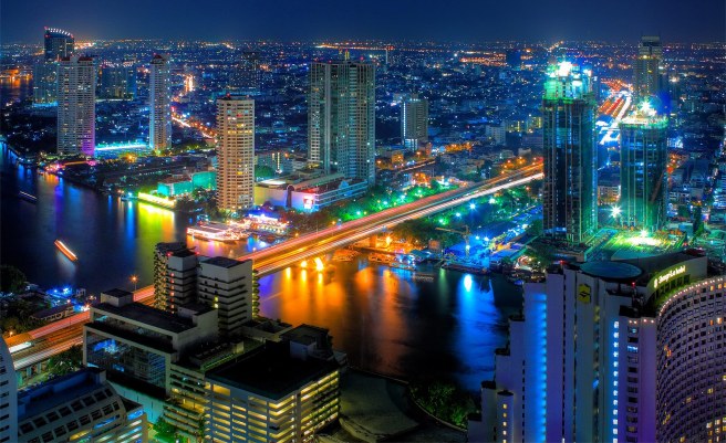 Bangkok night scene