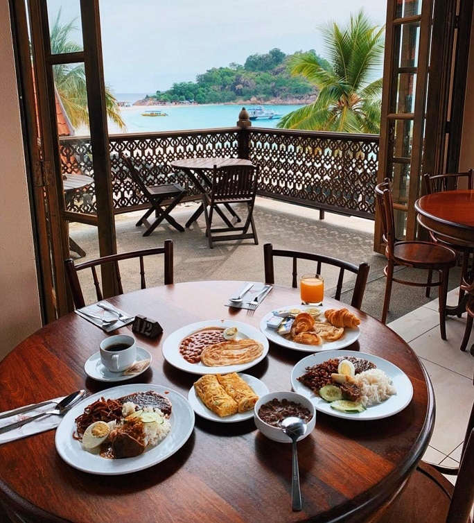 breakfast in laguna redang