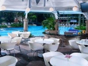 Gazebo poolside restaurant