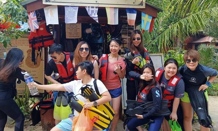 Tioman Island Coral Island Tulai family Photo