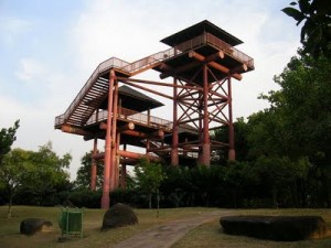 Putrajaya Wetland Park look out tower