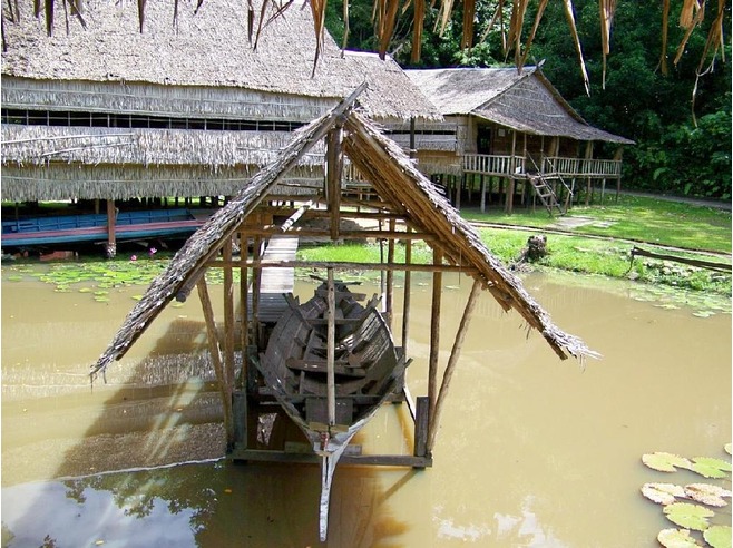 Sabah State Museum & Heritage Village boat display