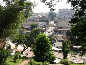 bukit cina hill top view