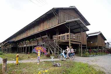 Longhouse in sarawak