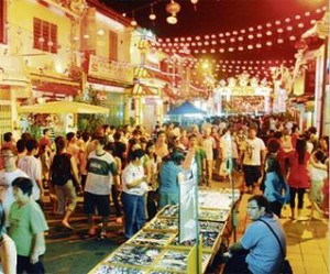 Jonker Street hawker stalls