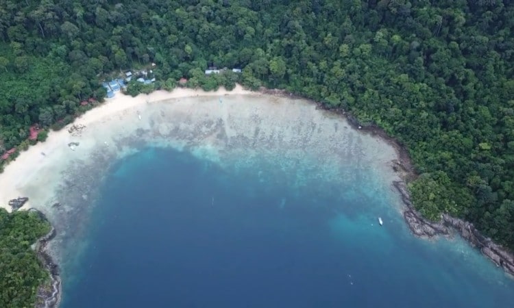 Tenggol Island Main Beach