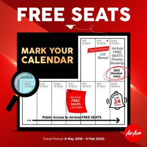 2019 Airasia Free Seat Promo