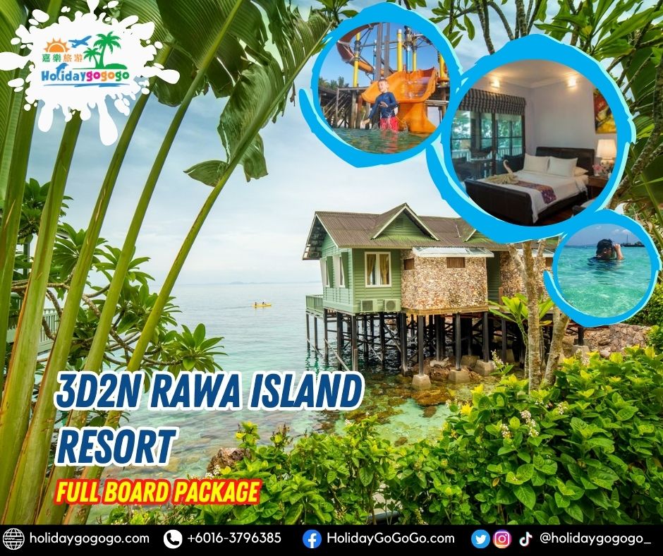 3d2n Rawa Island Resort Full Board Package