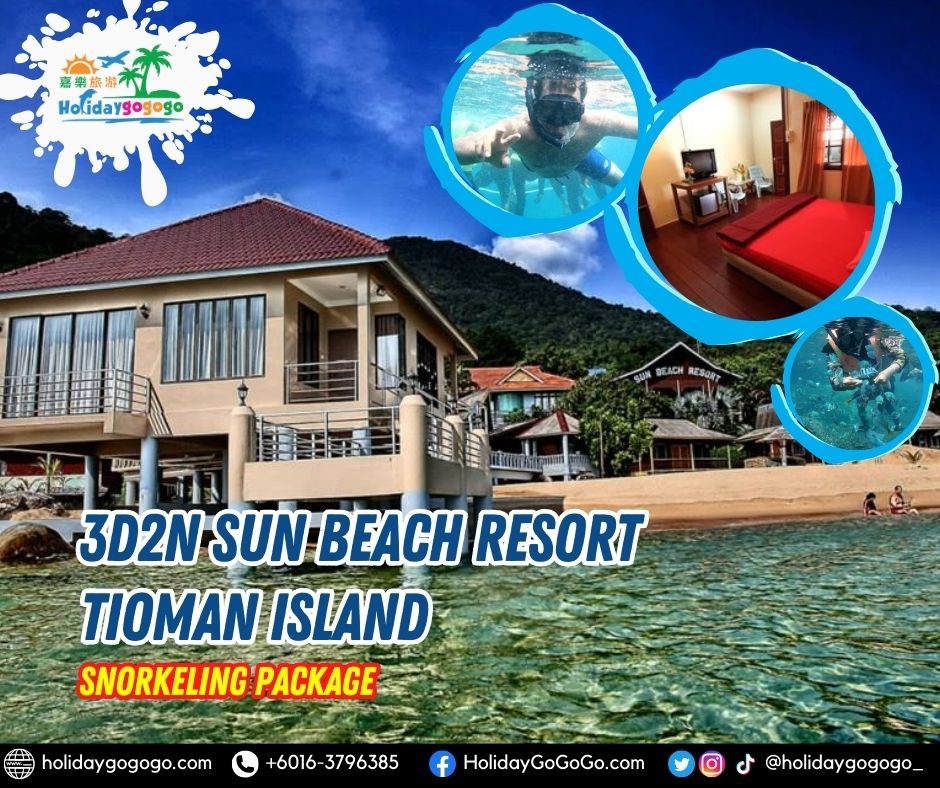 3d2n Sun Beach Resort Tioman Island Snorkeling Package