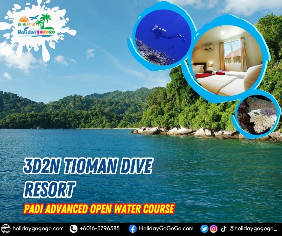 3d2n Tioman Dive Resort PADI Advanced Open Water Course