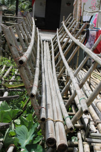 Annah Rais LongHouse wooden bridge