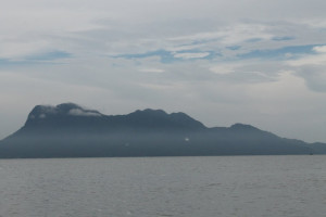 Bako National Park from far