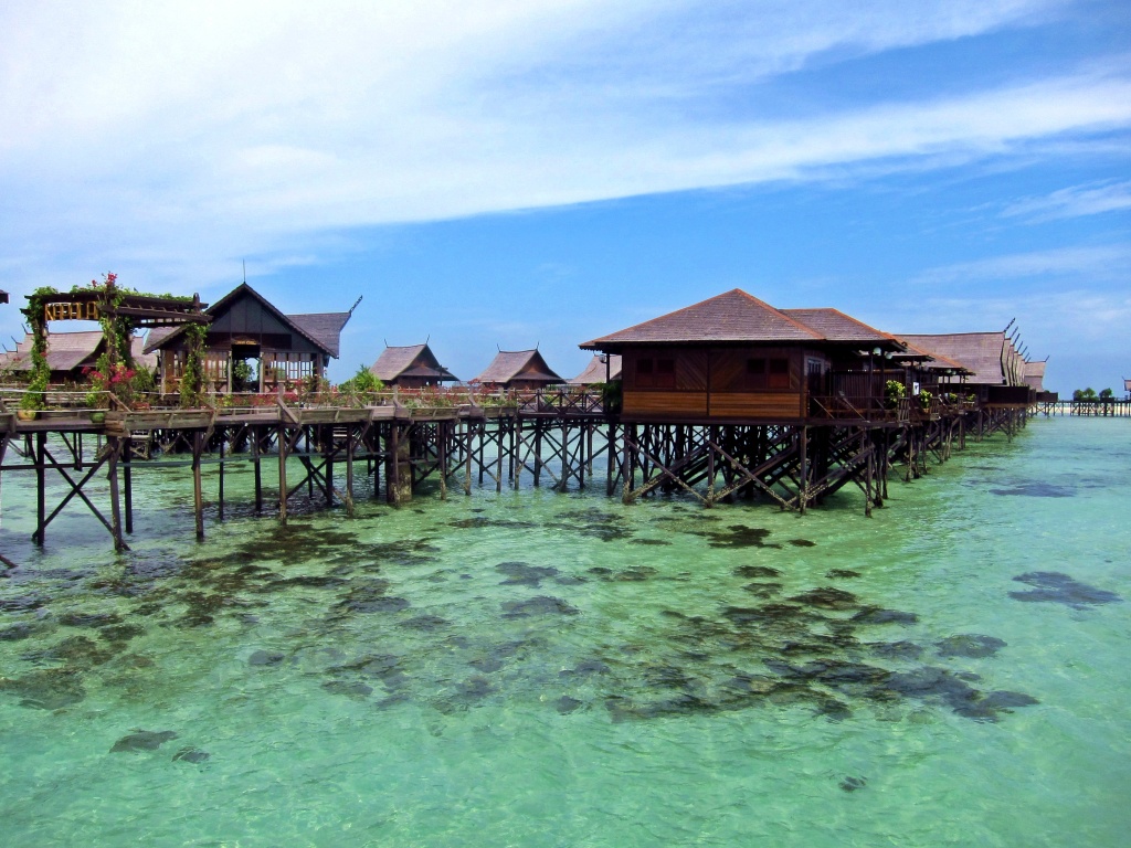 Kapalai Island resort chalet