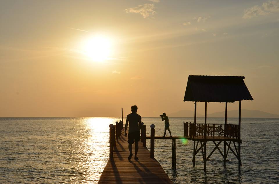 Lang Tengah beach sunset