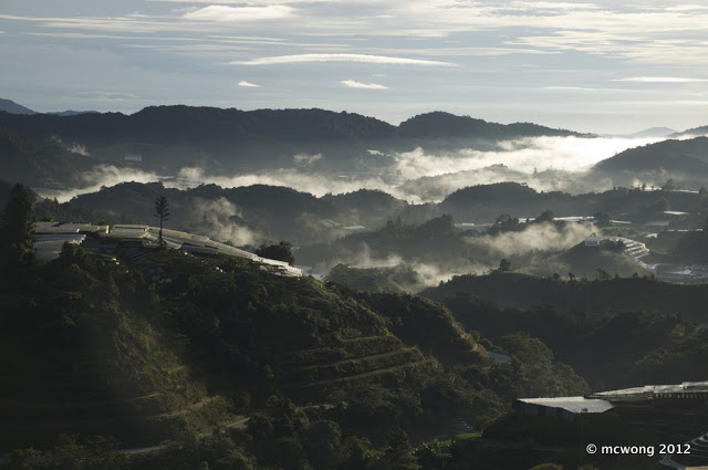 Mountain view from equatorial hotel