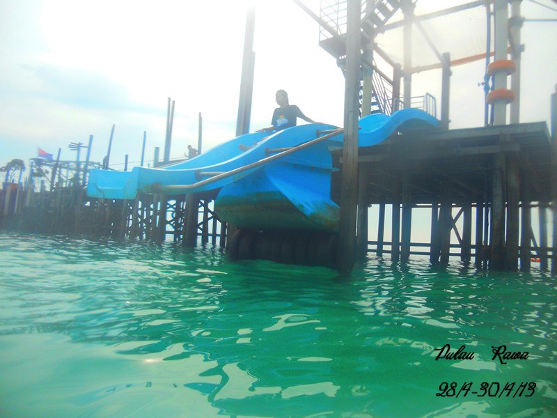 Rawa Island water chute