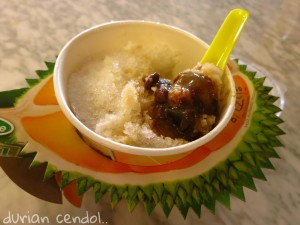 San Shu Gong durian cendol