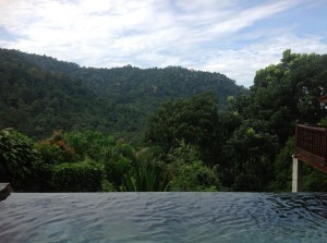 The Dusun mountain view