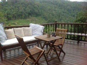 The Dusun room balcony