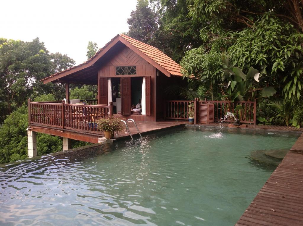 The Dusun swimming pool