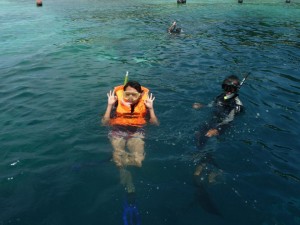 snorkeling in sipadan