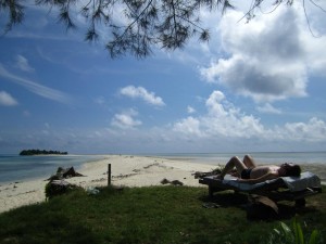 sun bath in mataking