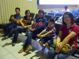 tourists waiting for boarding in LCCT