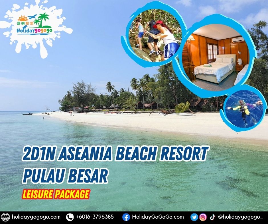 2d1n Aseania Beach Resort Pulau Besar Leisure Package