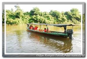 Boat ride from Kampung peta