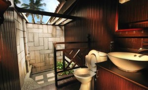 Deluxe chalet bathroom