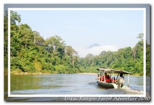 Endau river boat ride