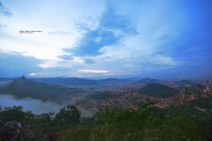 KL city view from Bukit Tabur - east