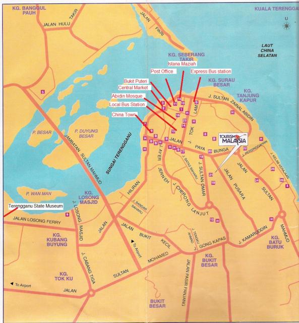 Kuala Terengganu Map