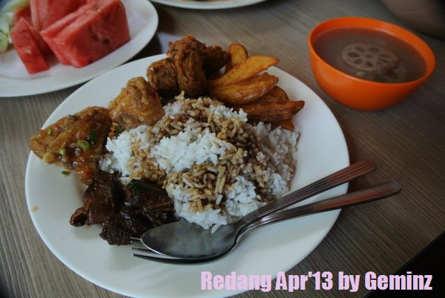 Redang Pelangi Resort lunch