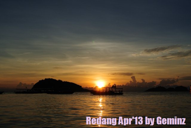 Sunrise in redang