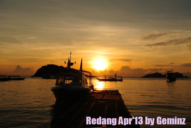 Sunrise in redang