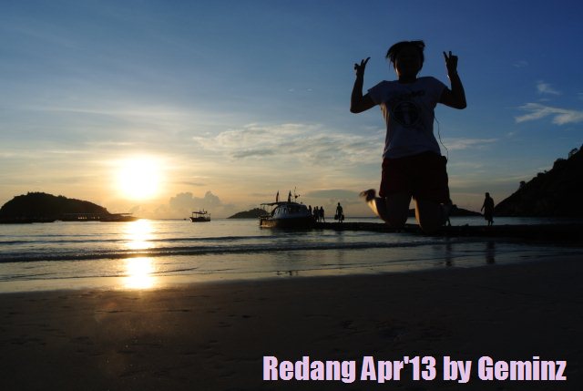 Sunrise in redang