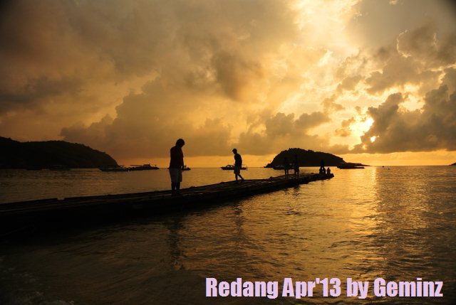 Sunrise in redang