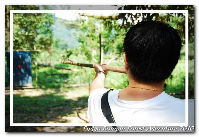 tourist join hunting practise