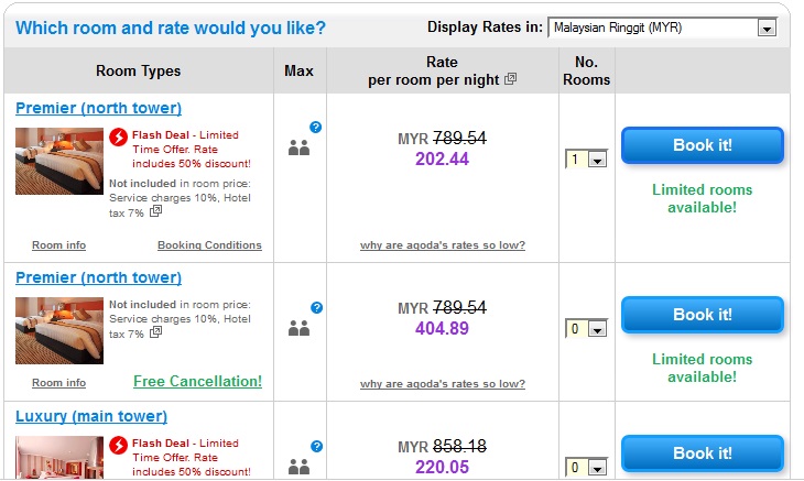 hotel booking step 3