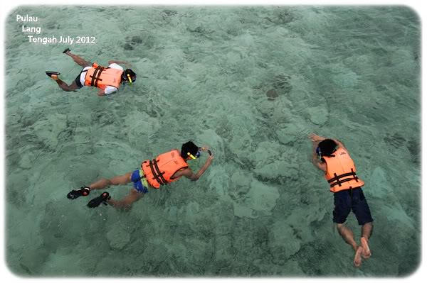 snorkeling in lang tengah