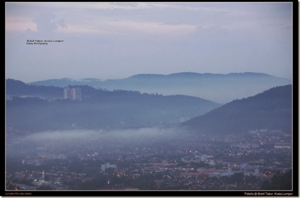 KL city view from Bukit Tabur
