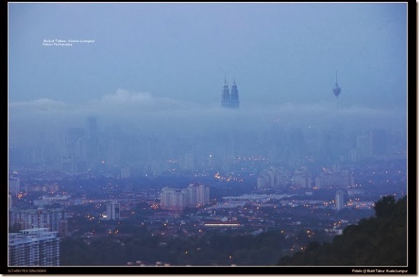 KL city view from Bukit Tabur