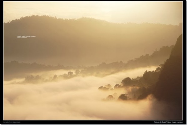 sunrise from bukit tabur