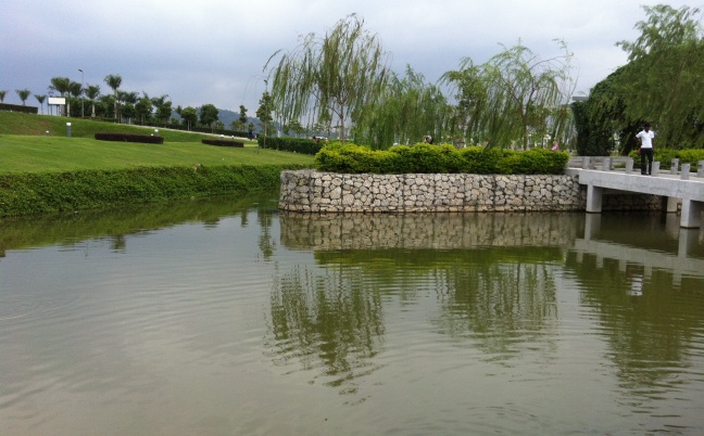 Setia City Mall garden fish pond