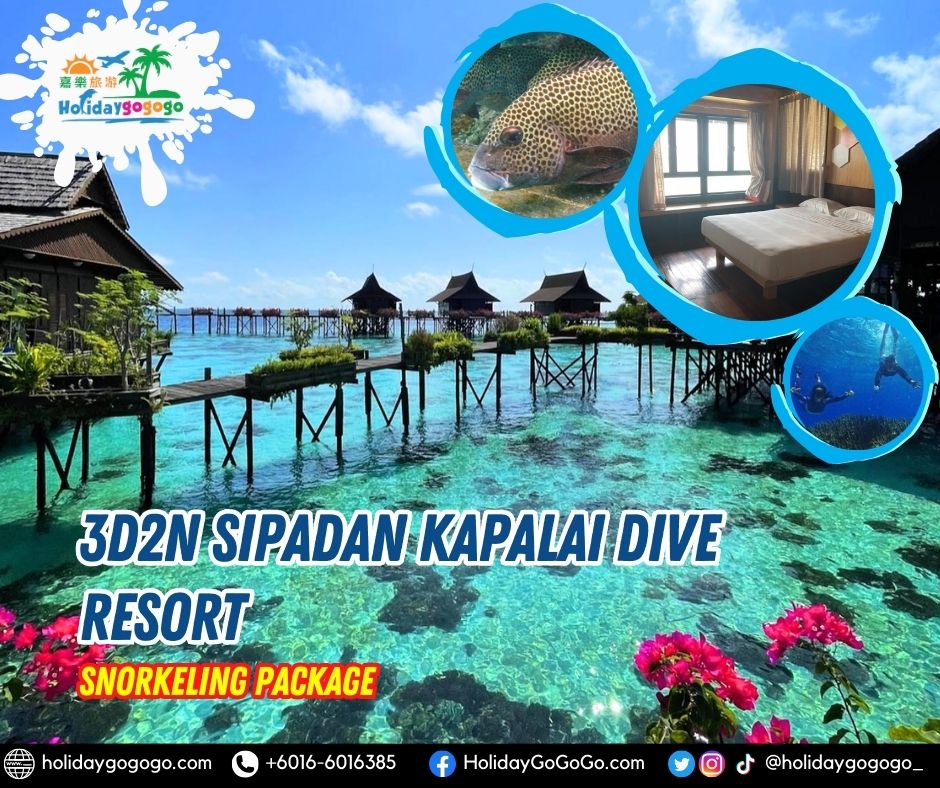3d2n Sipadan Kapalai Dive Resort Snorkeling Package