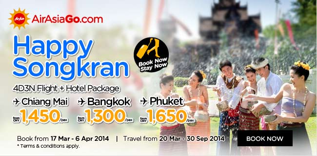 AirAsia Happy Songkran Promotion