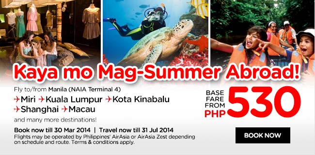 AirAsia Kaya mo Mag-Summer Abroad Promotion